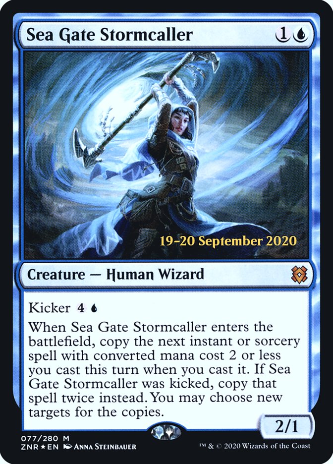 Sea Gate Stormcaller [Zendikar Rising Promos] | Game Haven TX