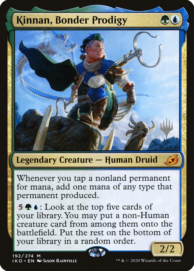 Kinnan, Bonder Prodigy (Promo Pack) [Ikoria: Lair of Behemoths Promos] | Game Haven TX