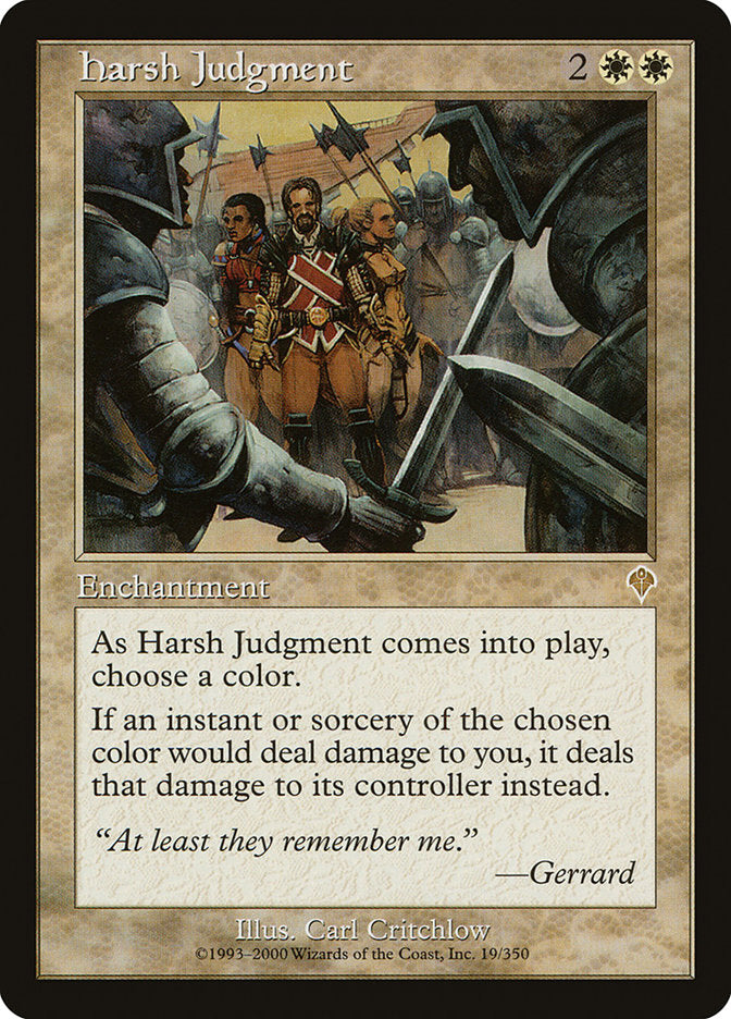 Harsh Judgment [Invasion] | Game Haven TX