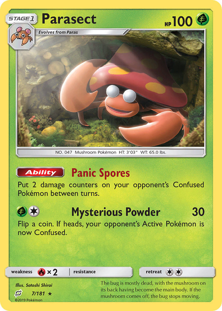 Parasect (7/181) [Sun & Moon: Team Up] | Game Haven TX