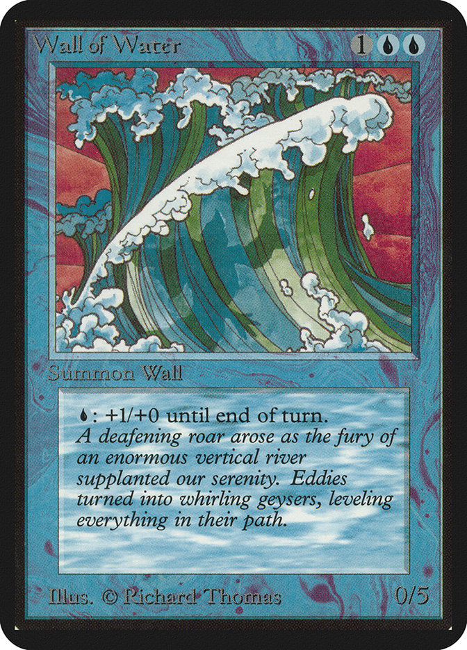 Wall of Water [Limited Edition Alpha] | Game Haven TX