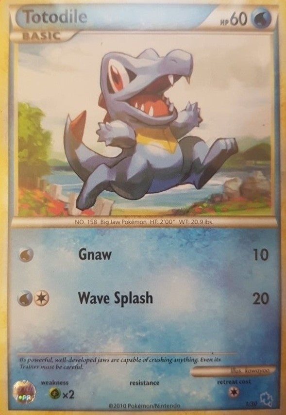Totodile (1/30) [HeartGold & SoulSilver: Trainer Kit - Gyarados] | Game Haven TX