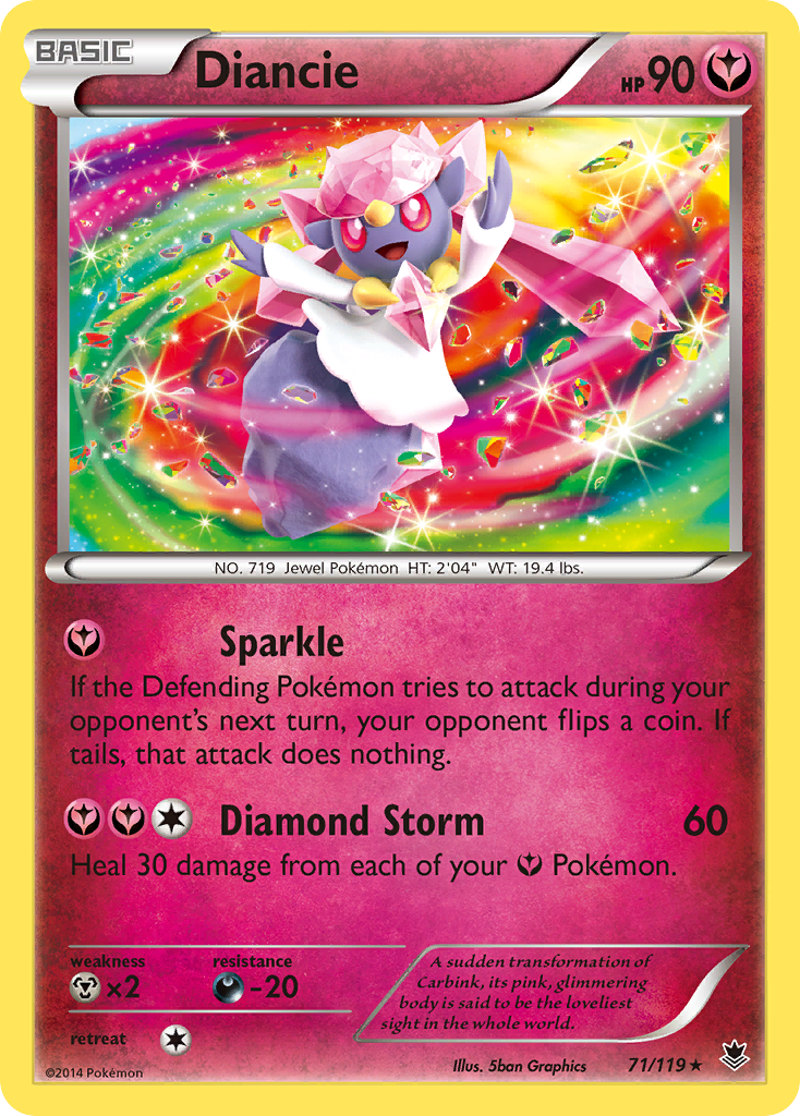 Diancie (71/119) [XY: Phantom Forces] | Game Haven TX