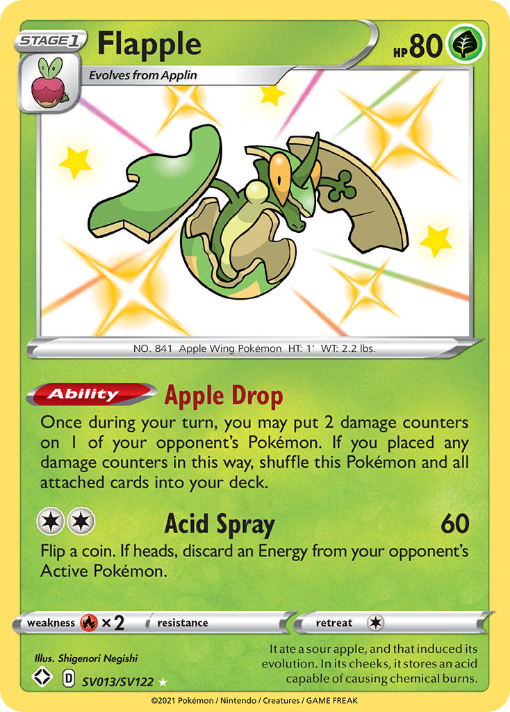 Flapple (SV013/SV122) [Sword & Shield: Shining Fates] | Game Haven TX