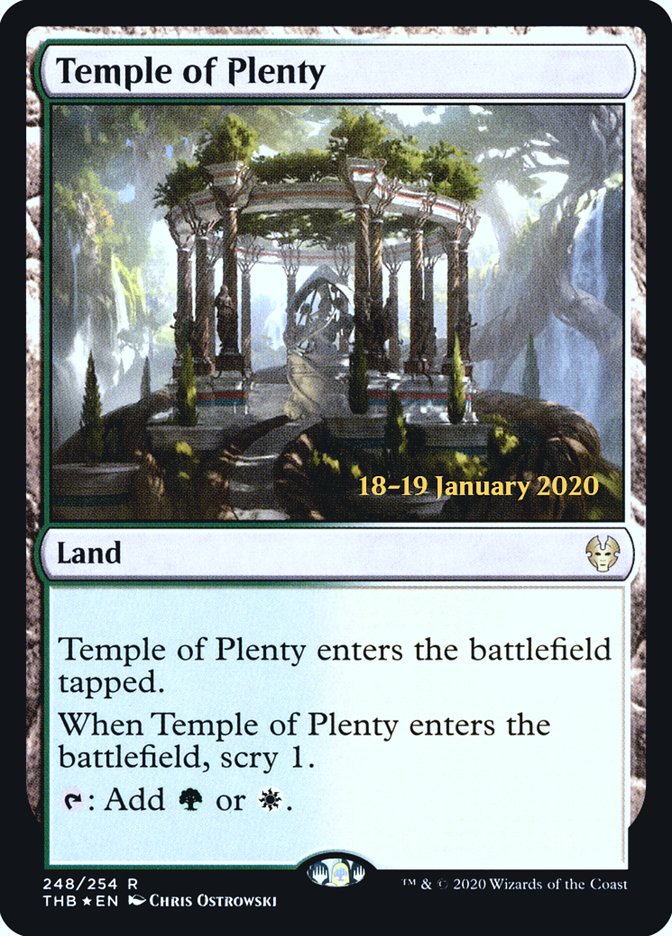 Temple of Plenty [Theros Beyond Death Promos] | Game Haven TX
