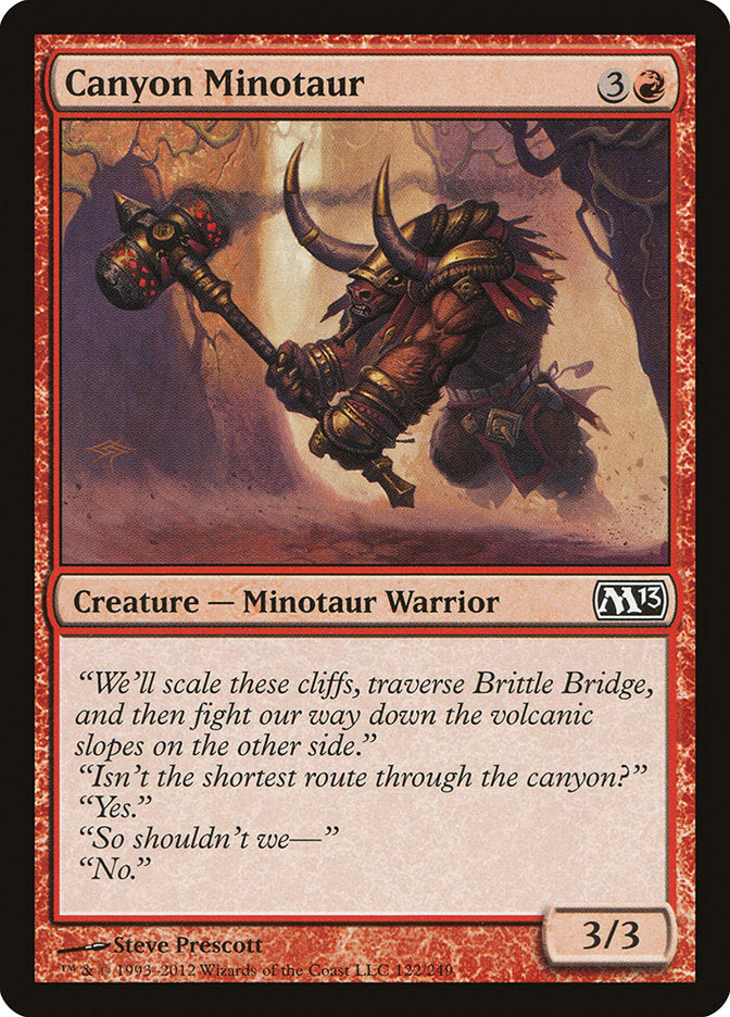 Canyon Minotaur [Magic 2013] | Game Haven TX