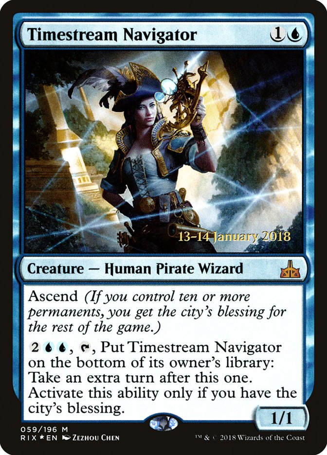 Timestream Navigator [Rivals of Ixalan Promos] | Game Haven TX