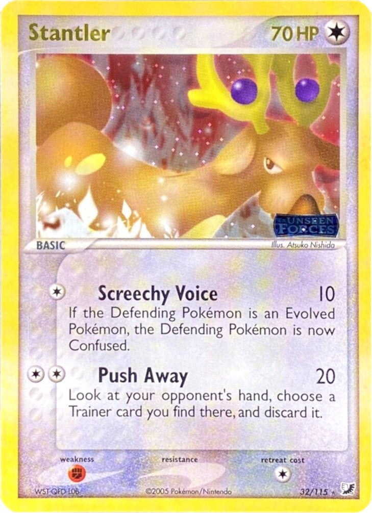 Stantler (32/115) (Stamped) [EX: Unseen Forces] | Game Haven TX