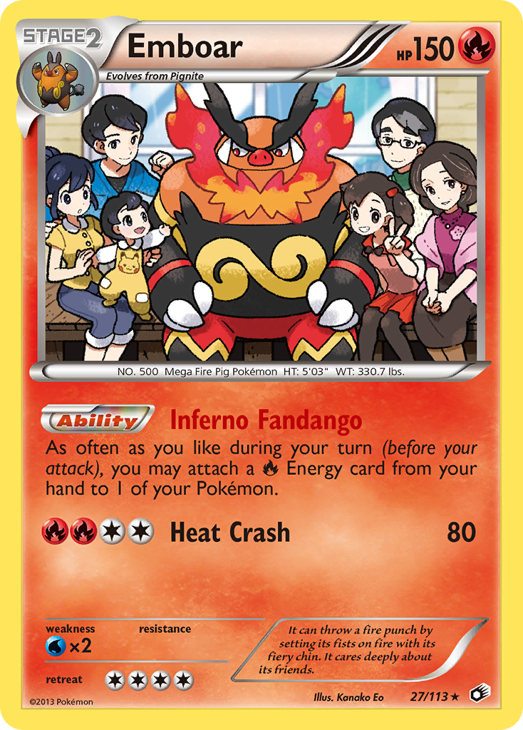 Emboar (27/113) (Theme Deck Exclusive) [Black & White: Legendary Treasures] | Game Haven TX