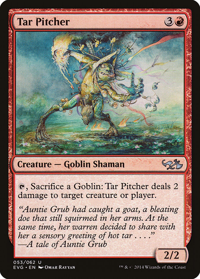 Tar Pitcher [Duel Decks Anthology: Elves vs. Goblins] | Game Haven TX