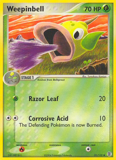 Weepinbell (51/112) [EX: FireRed & LeafGreen] | Game Haven TX
