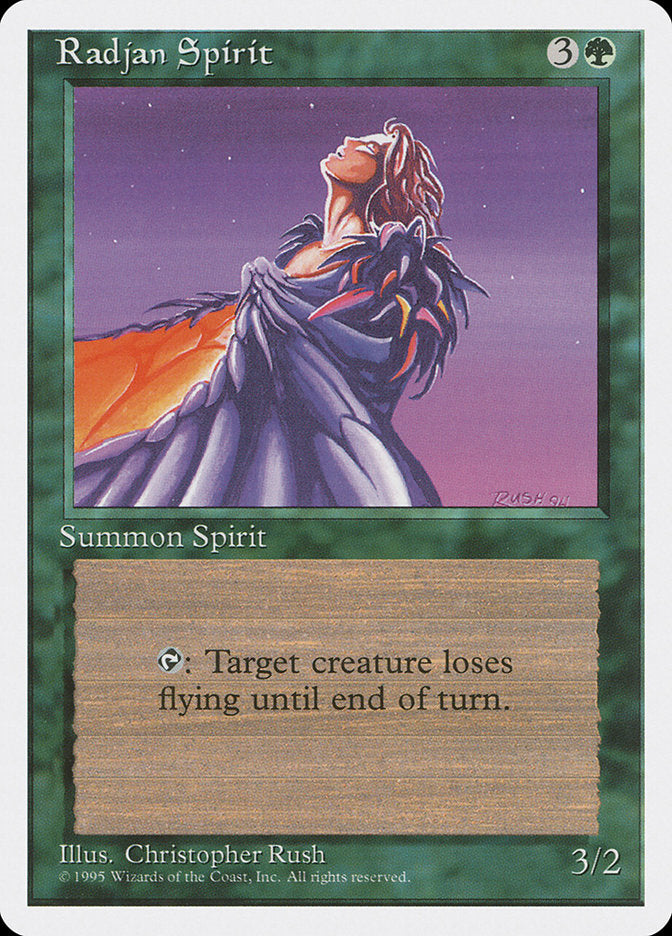 Radjan Spirit [Fourth Edition] | Game Haven TX