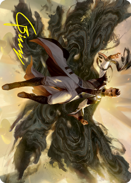 Arrogant Poet Art Card (Gold-Stamped Signature) [Strixhaven: School of Mages Art Series] | Game Haven TX