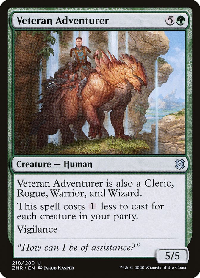 Veteran Adventurer [Zendikar Rising] | Game Haven TX