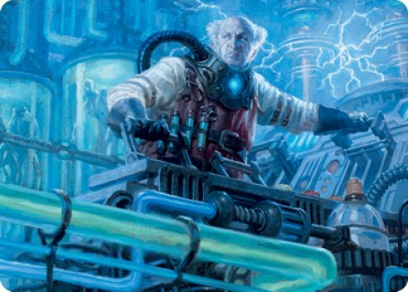 Ludevic, Necrogenius Art Card [Innistrad: Midnight Hunt Art Series] | Game Haven TX
