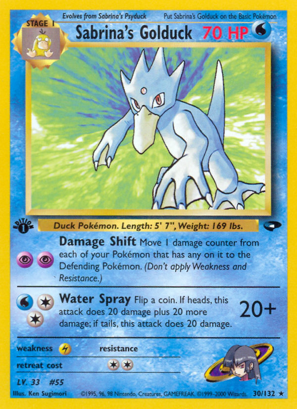 Sabrina's Golduck (30/132) [Gym Challenge 1st Edition] | Game Haven TX