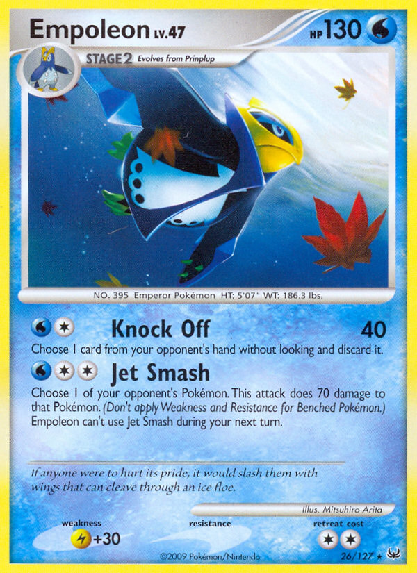 Empoleon (26/127) [Platinum: Base Set] | Game Haven TX