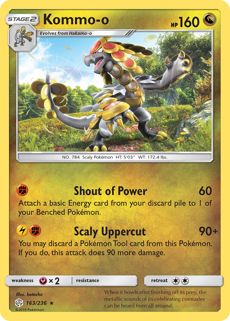 Kommo-o (163/236) [Sun & Moon: Cosmic Eclipse] | Game Haven TX