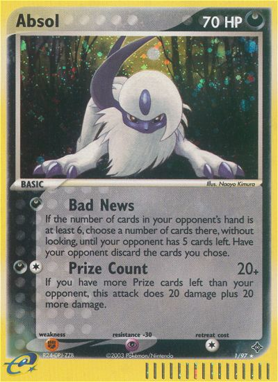 Absol (1/97) [EX: Dragon] | Game Haven TX