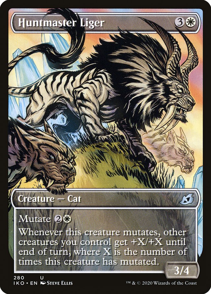 Huntmaster Liger (Showcase) [Ikoria: Lair of Behemoths] | Game Haven TX