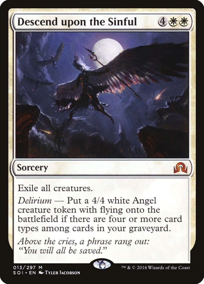 Descend upon the Sinful [Shadows over Innistrad] | Game Haven TX