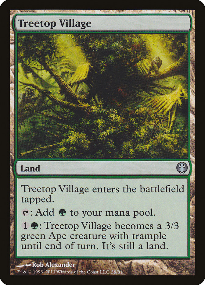 Treetop Village [Duel Decks: Knights vs. Dragons] | Game Haven TX