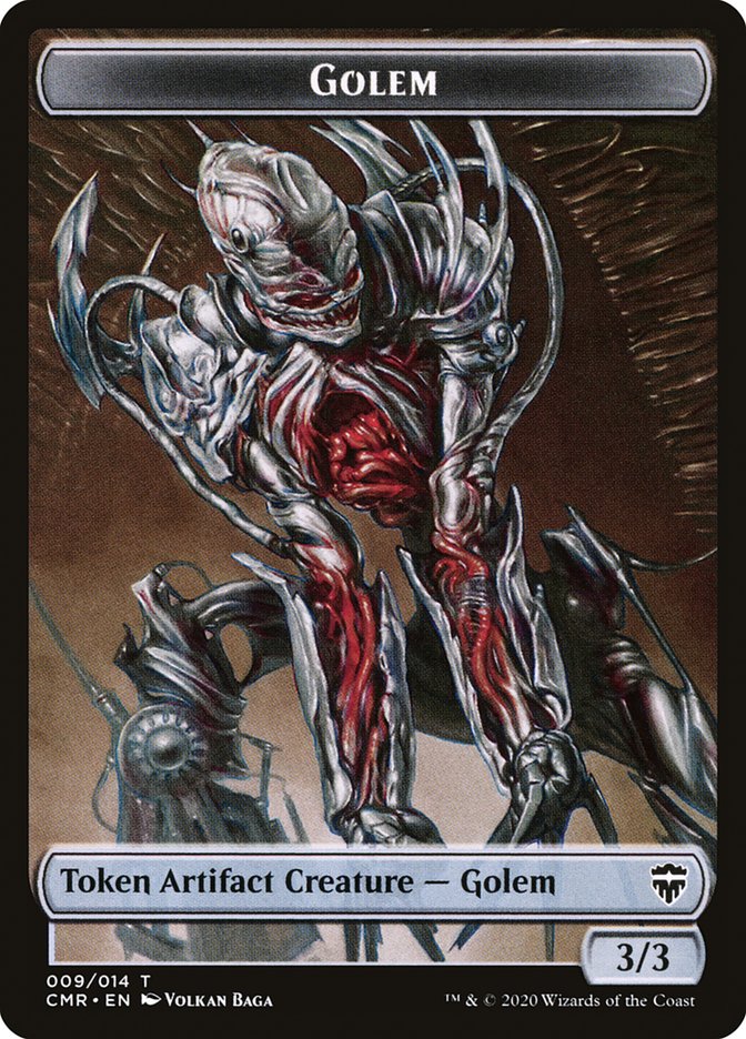 Golem Token [Commander Legends Tokens] | Game Haven TX
