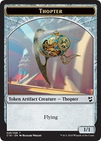 Thopter (025) // Servo Double-sided Token [Commander 2018 Tokens] | Game Haven TX