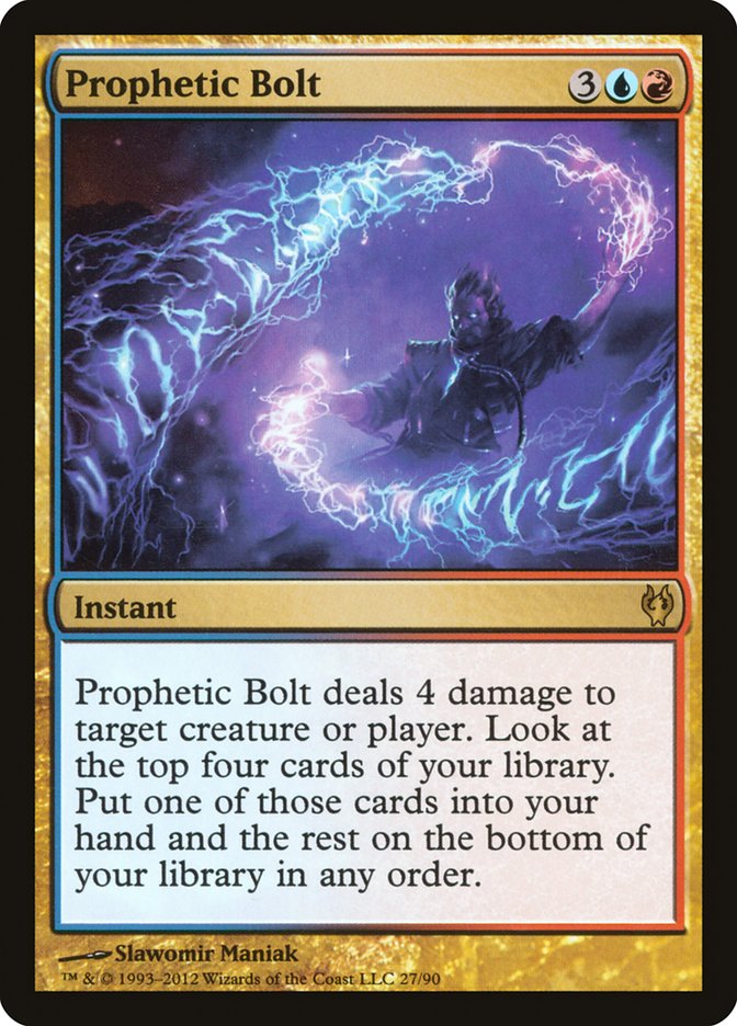 Prophetic Bolt [Duel Decks: Izzet vs. Golgari] | Game Haven TX