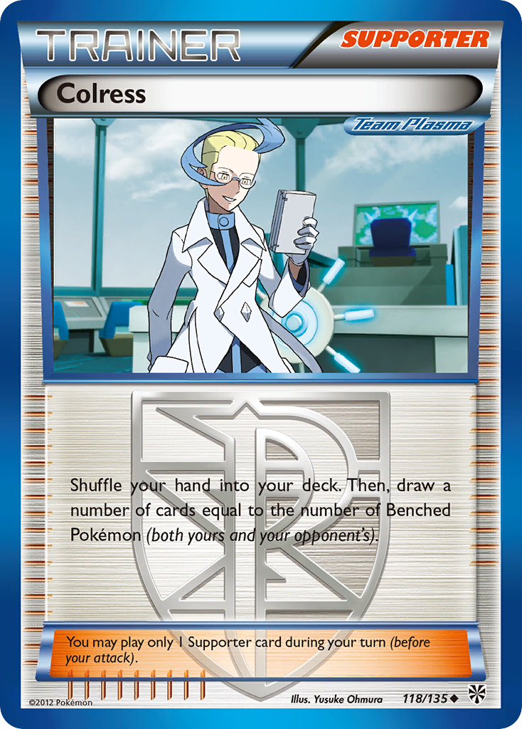 Colress (118/135) [Black & White: Plasma Storm] | Game Haven TX