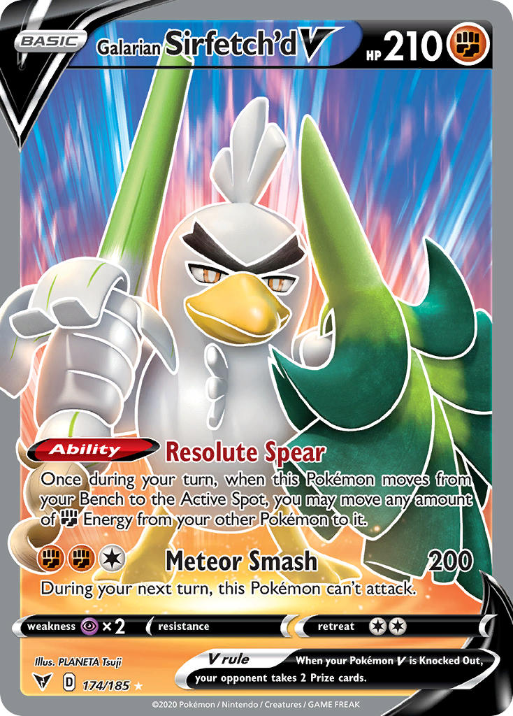 Galarian Sirfetch'd V (174/185) [Sword & Shield: Vivid Voltage] | Game Haven TX