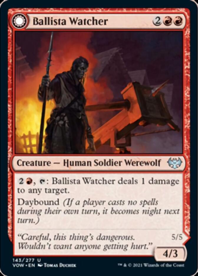 Ballista Watcher // Ballista Wielder [Innistrad: Crimson Vow] | Game Haven TX