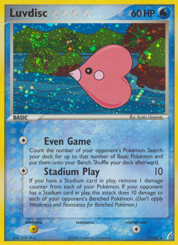 Luvdisc (7/100) [EX: Crystal Guardians] | Game Haven TX