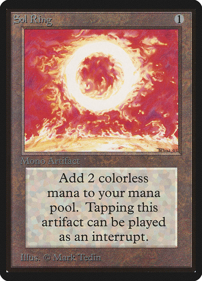 Sol Ring [Limited Edition Beta] | Game Haven TX