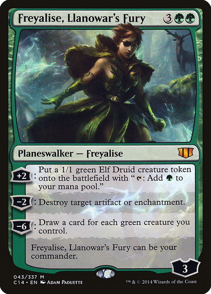 Freyalise, Llanowar's Fury [Commander 2014] | Game Haven TX