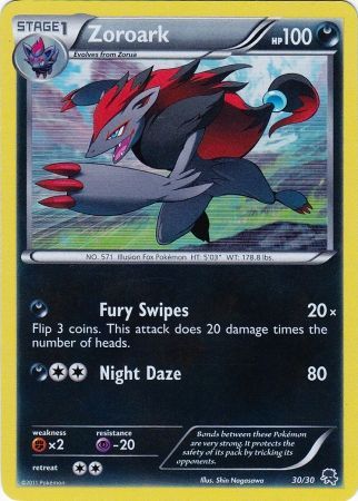 Zoroark (30/30) [Black & White: Trainer Kit - Zoroark] | Game Haven TX