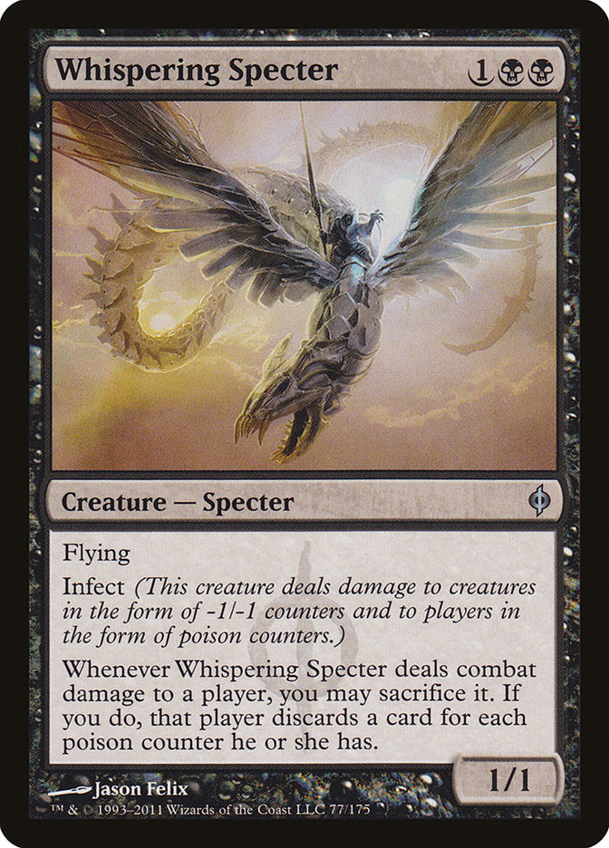 Whispering Specter [New Phyrexia] | Game Haven TX