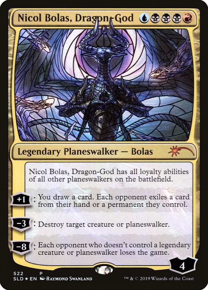 Nicol Bolas, Dragon-God (Stained Glass) [Secret Lair Drop Promos] | Game Haven TX