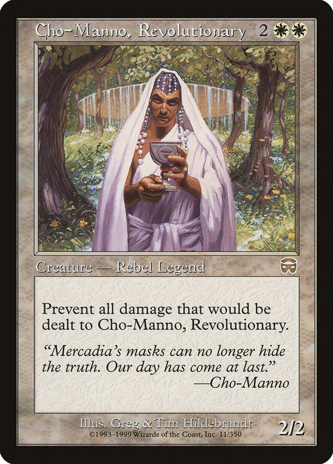 Cho-Manno, Revolutionary [Mercadian Masques] | Game Haven TX