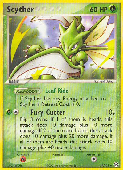 Scyther (29/112) [EX: FireRed & LeafGreen] | Game Haven TX