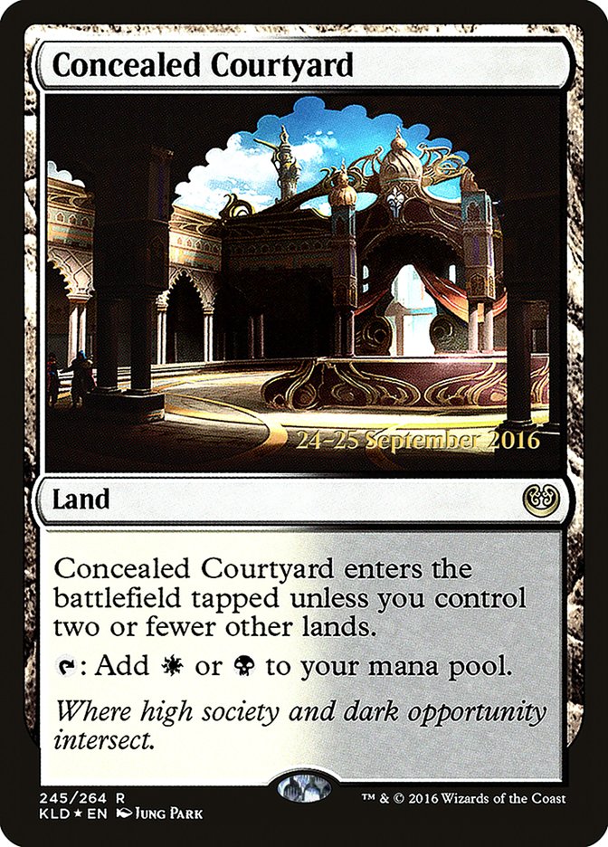 Concealed Courtyard [Kaladesh Promos] | Game Haven TX
