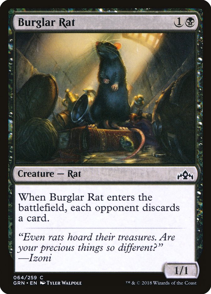 Burglar Rat [Guilds of Ravnica] | Game Haven TX