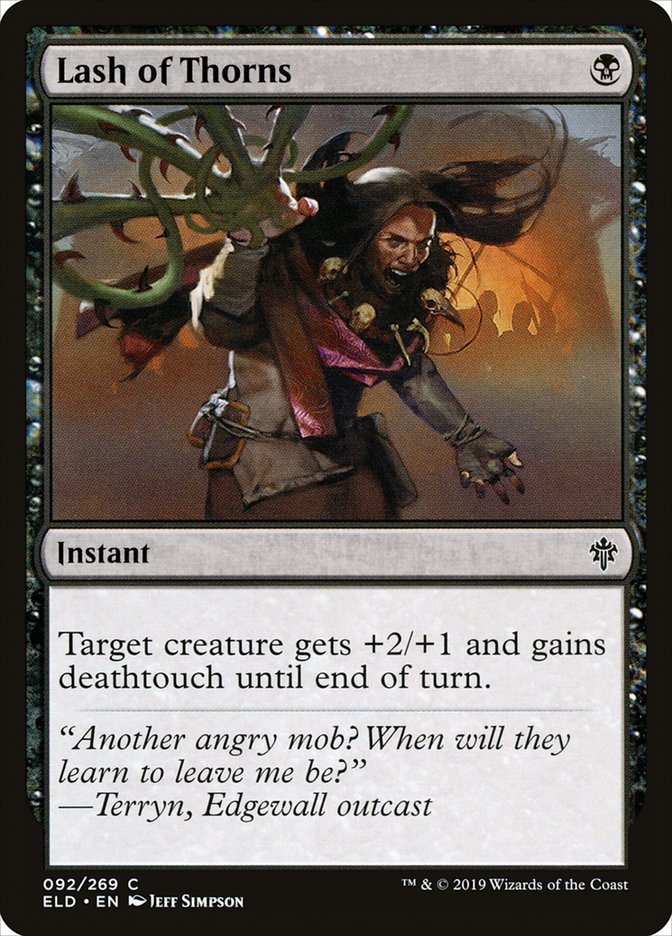 Lash of Thorns [Throne of Eldraine] | Game Haven TX