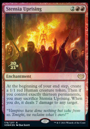 Stensia Uprising [Innistrad: Crimson Vow Prerelease Promos] | Game Haven TX