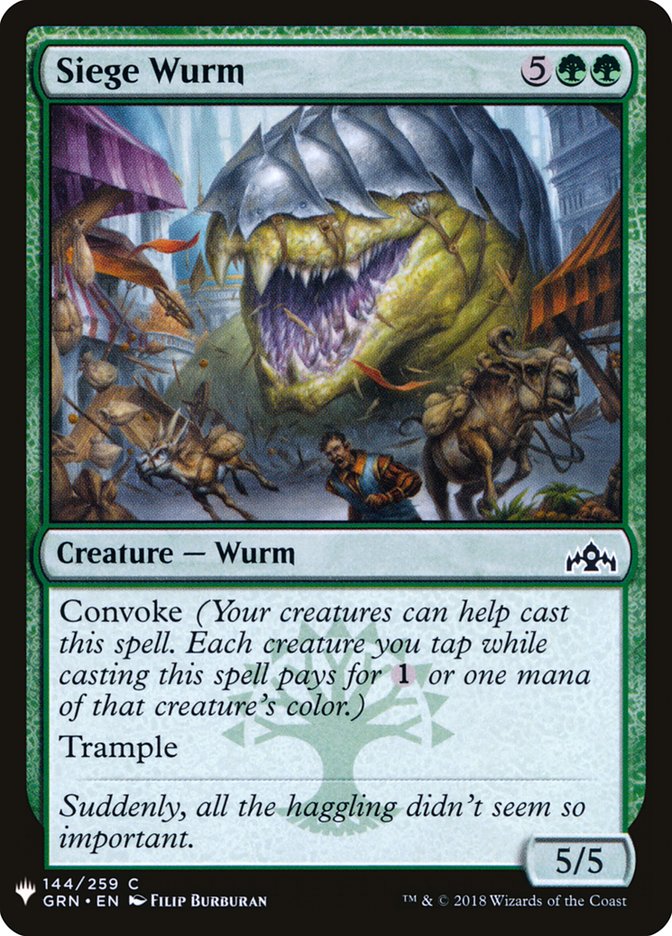 Siege Wurm [Mystery Booster] | Game Haven TX