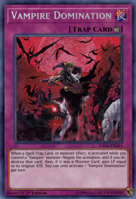 Vampire Domination [DASA-EN011] Secret Rare | Game Haven TX