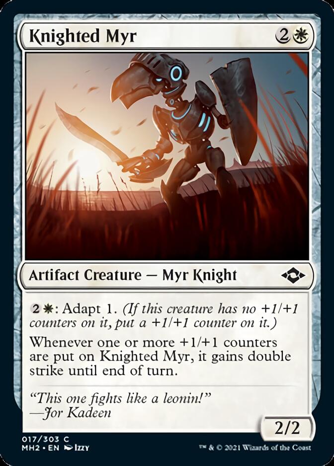 Knighted Myr [Modern Horizons 2] | Game Haven TX