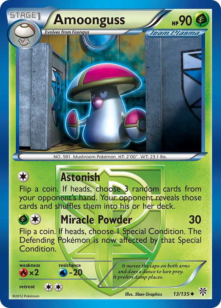 Amoonguss (13/135) [Black & White: Plasma Storm] | Game Haven TX