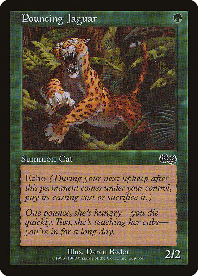 Pouncing Jaguar [Urza's Saga] | Game Haven TX