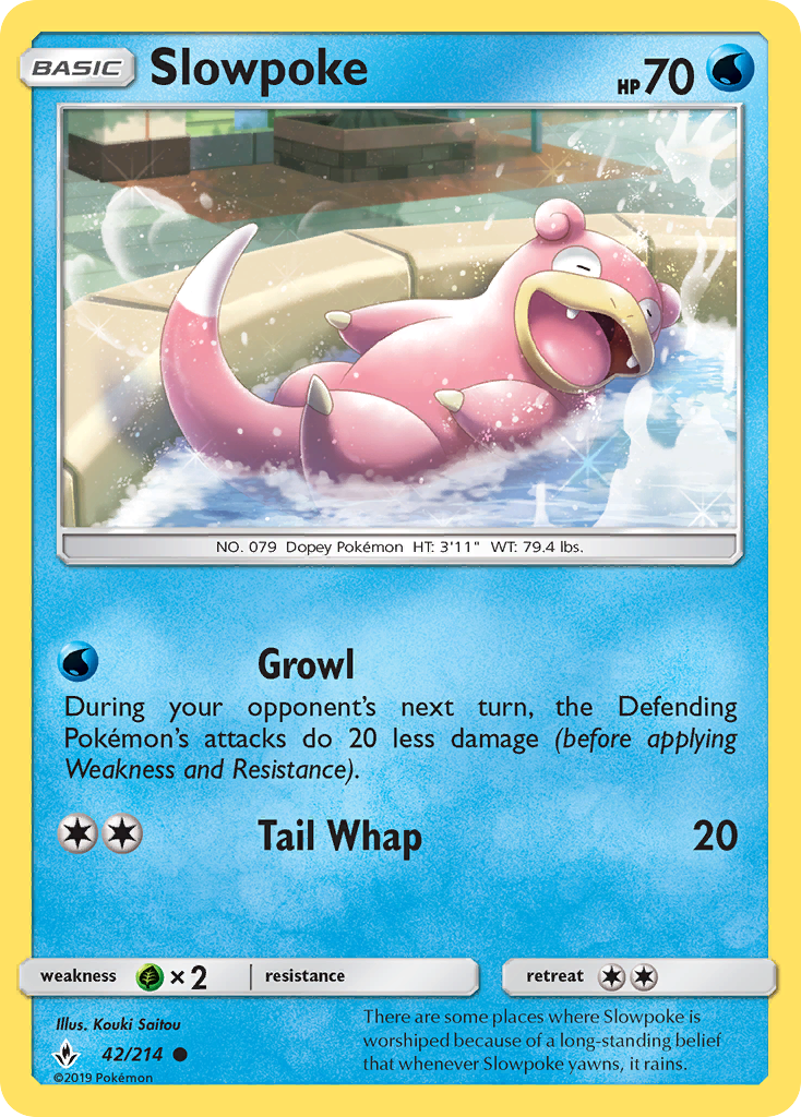 Slowpoke (42/214) [Sun & Moon: Unbroken Bonds] | Game Haven TX